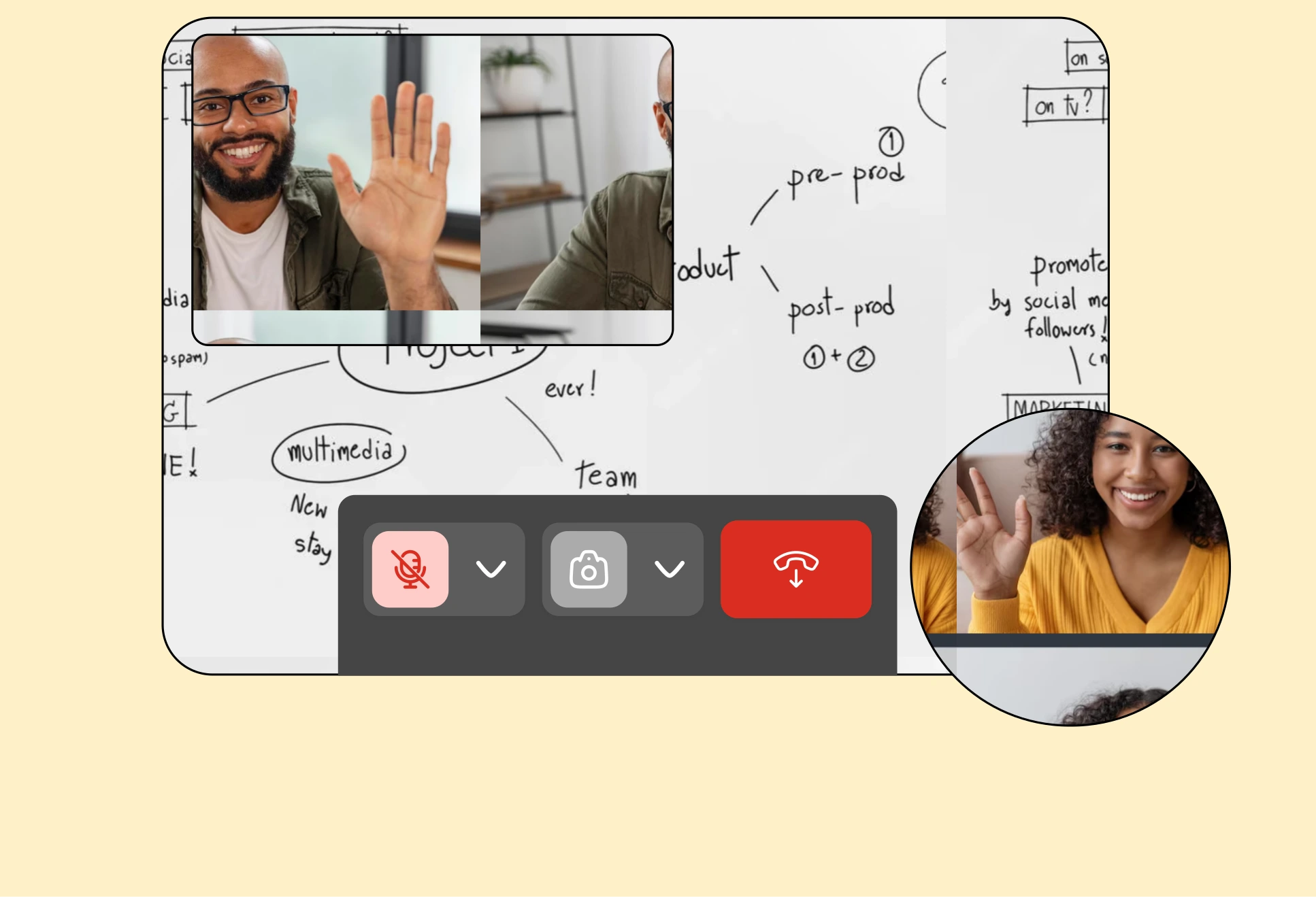 Student watching an online lesson