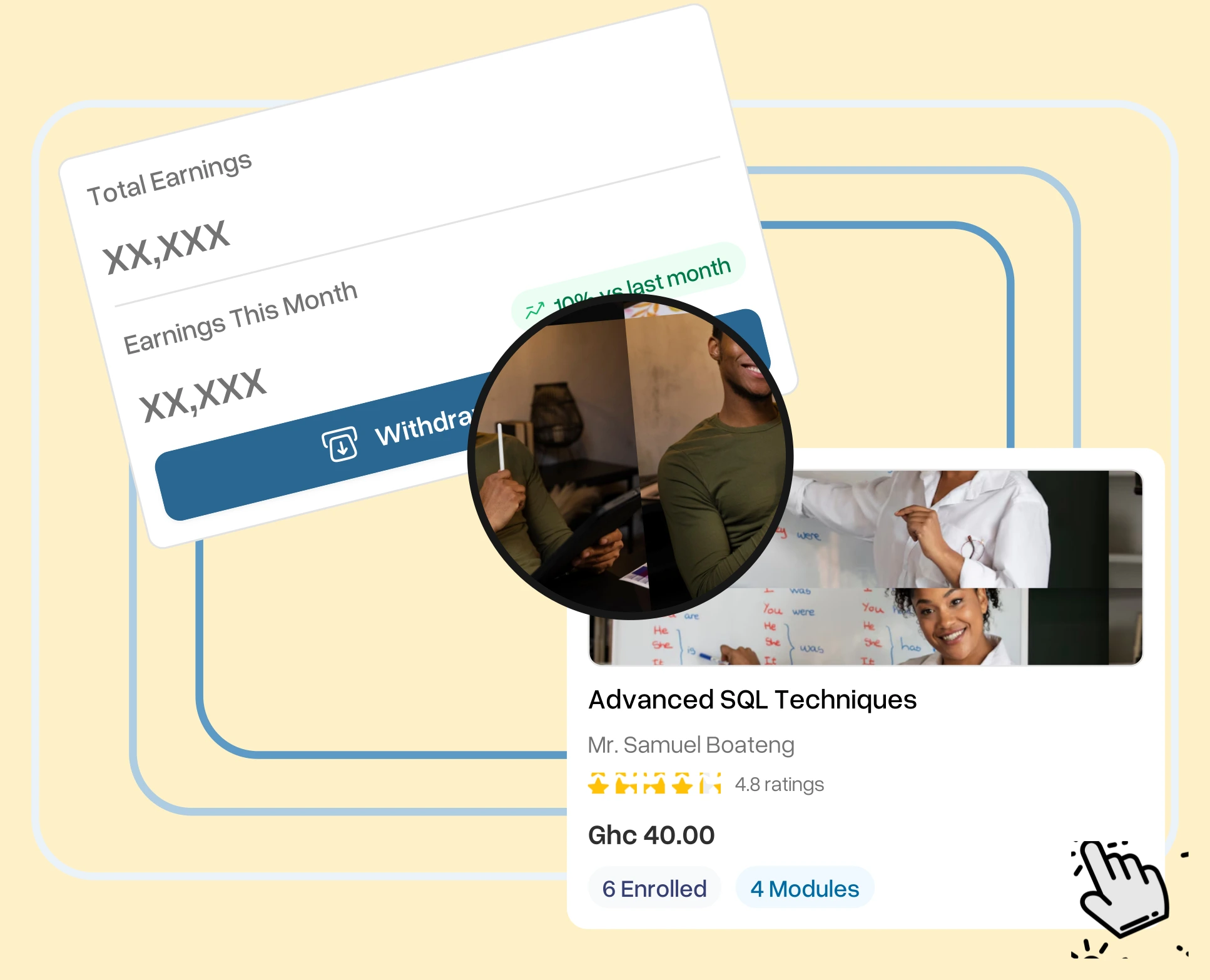 Content creator dashboard