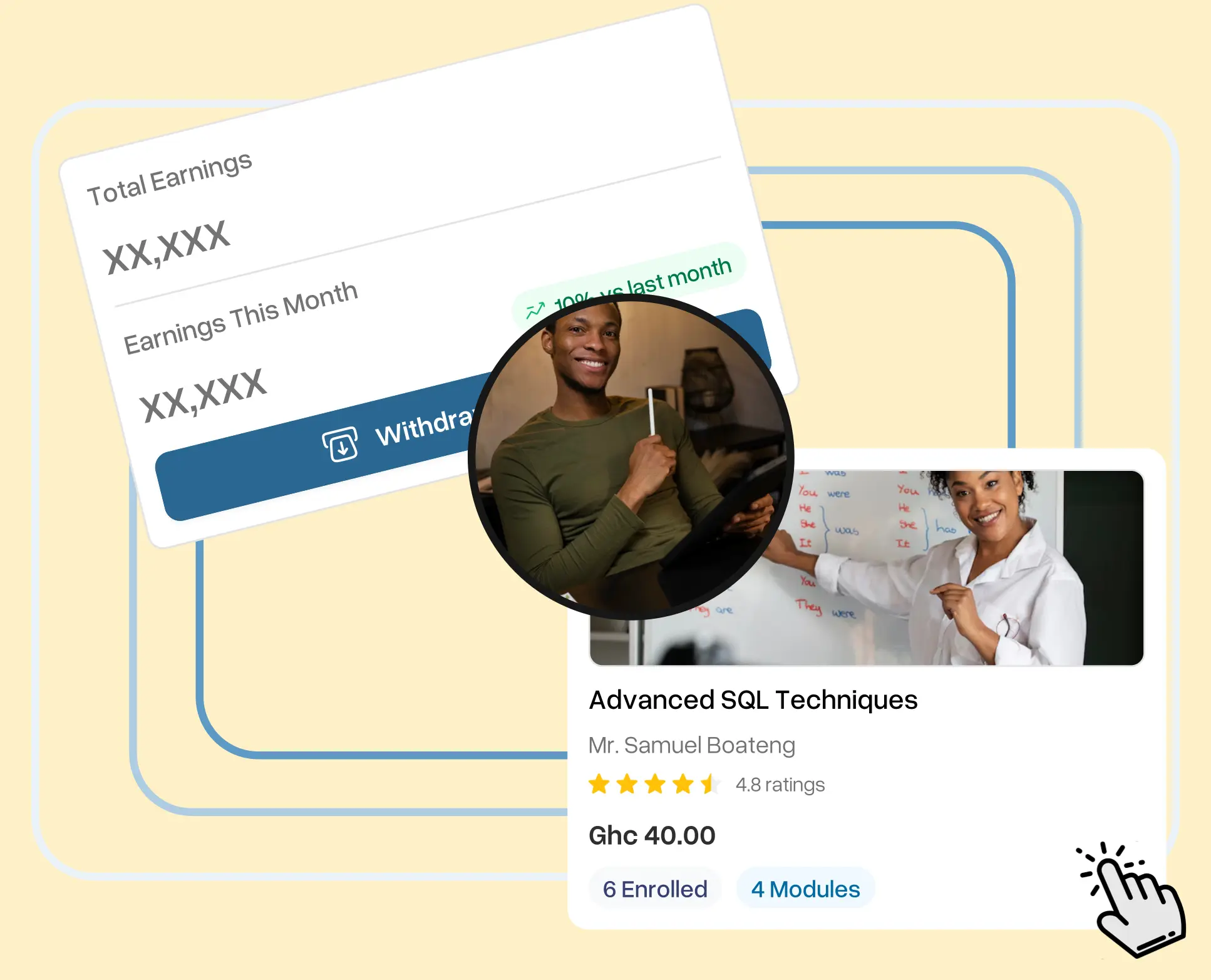 Content creator dashboard